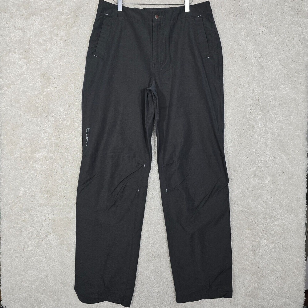 Blurr Climbing Pants Mens 34 Gray Stretch Organic Cotton Gorpcore Hiking